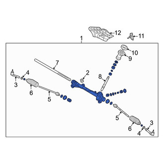 Hyundai OE - Rack and Pinion Assembly