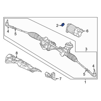 Hyundai OE - Rack and Pinion Assembly Bushing