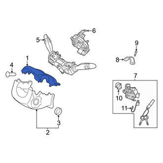 Hyundai OE - Upper Steering Column Cover