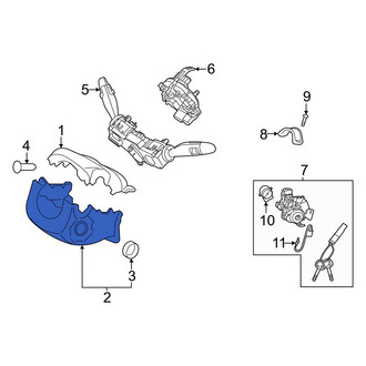 Hyundai OE - Lower Steering Column Cover