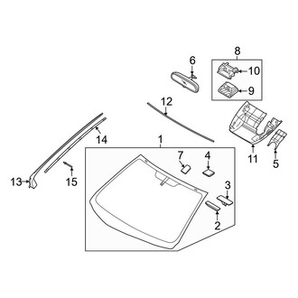 Hyundai OE - Windshield & Components (Korea Built)