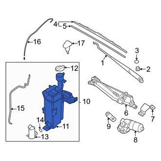 Hyundai OE - Washer Fluid Reservoir