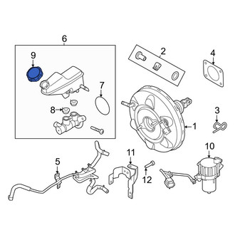 Hyundai OE - Brake Master Cylinder Reservoir Cap