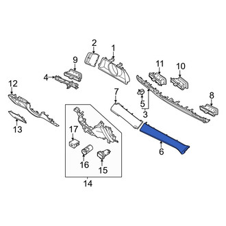 Hyundai OE - Right Instrument Panel Molding