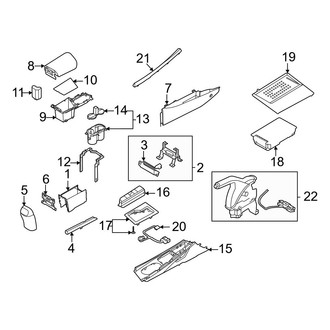 Hyundai OE - Center Console (Console Components, Korea Built)
