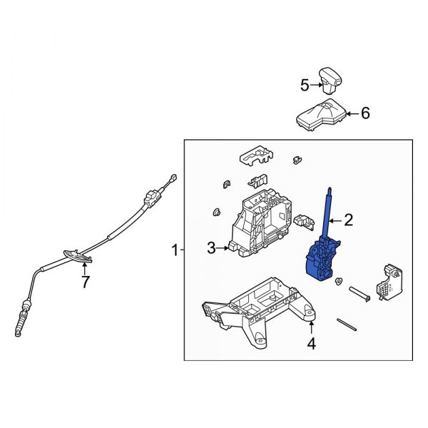 hyundai-oe-467p7aa100-automatic-transmission-shift-handle