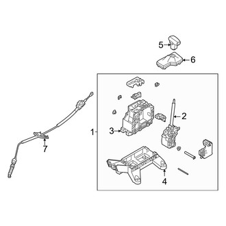 Hyundai OE - Center Console (Shifter Components), (Automatic Dual Clutch Tr)