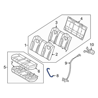Hyundai OE - Seat Cushion Clip