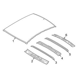 Hyundai OE - Roof & Components (Korea Built, W/O Sunroof)