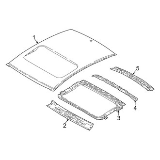 Hyundai OE - Roof & Components (Korea Built, With Sunroof)