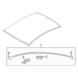 Hyundai OE - Roof - Exterior Trim (Korea Built)