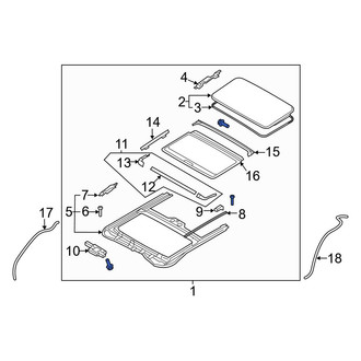 Hyundai OE - Sunroof Assembly