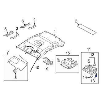 Hyundai OE - Dome Light Screw
