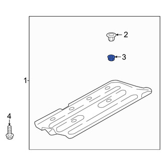Hyundai OE - Fender Liner Retainer