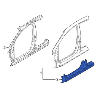 Hyundai OE - Right Outer Rocker Panel