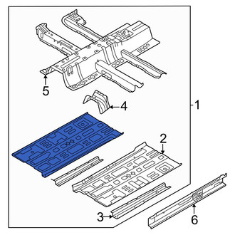 Hyundai OE - Front Floor Pan