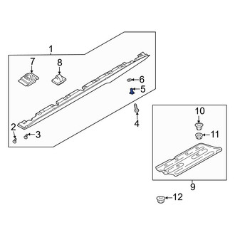 Hyundai OE - Rocker Panel Molding Grommet