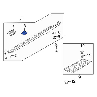 Hyundai OE - Rocker Panel Molding Clip