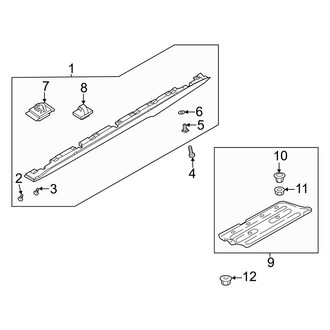 Hyundai OE - Pillars, Rocker & Floor - Exterior Trim (Korea Built)