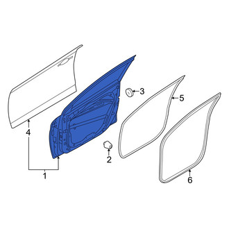 Hyundai OE - Front Left Door Shell
