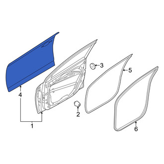 Hyundai OE - Rear Left Outer Door Outer Panel