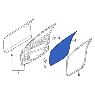 Hyundai OE - Rear Left Outer Door Seal