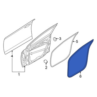Hyundai OE - Rear Right Outer Door Seal