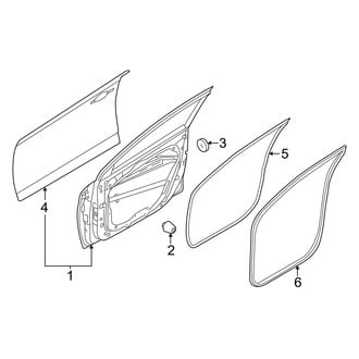 Hyundai OE - Front Door - Door & Components
