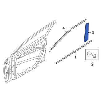 Hyundai OE - Front Right Door Applique