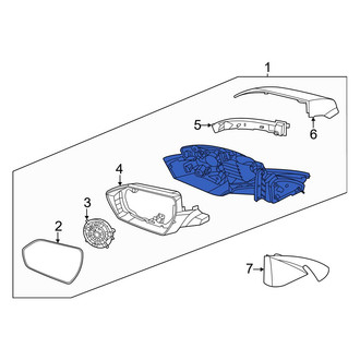 Hyundai OE - Front Left Door Mirror