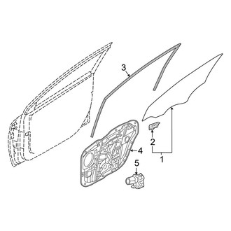 Hyundai OE - Front Door - Glass & Hardware