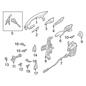 Hyundai OE - Front Door - Lock & Hardware (USA Built)