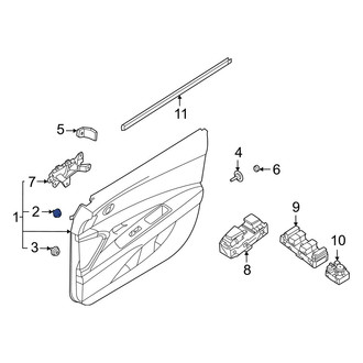 Hyundai OE - Quarter Panel Trim Panel Clip