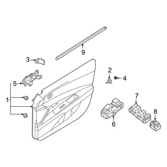 Hyundai OE - Door Interior Trim Panel Cap
