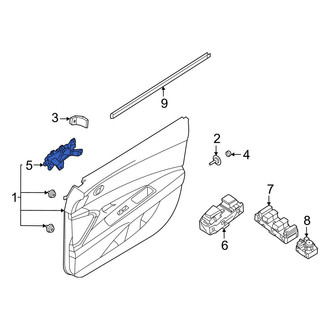Hyundai OE - Front Left Inner Interior Door Handle