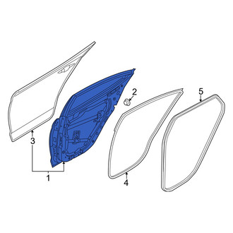 Hyundai OE - Rear Right Door Shell