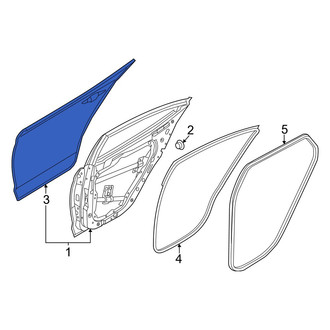Hyundai OE - Rear Right Outer Door Outer Panel