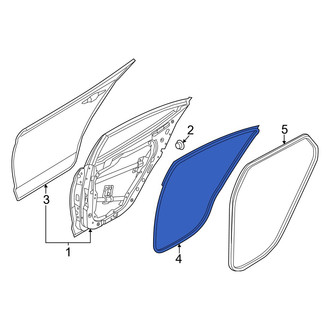 Hyundai OE - Rear Left Outer Door Seal