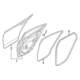 Hyundai OE - Rear Door - Door & Components