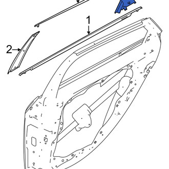 Hyundai OE - Front Left Door Applique