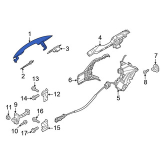 Hyundai OE - Rear Left Outer Exterior Door Handle