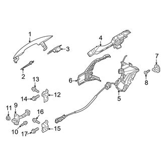 Hyundai OE - Rear Door - Lock & Hardware