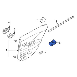 Hyundai OE - Rear Door Window Switch
