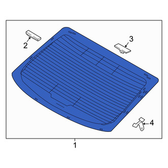 Hyundai OE - Rear Back Glass