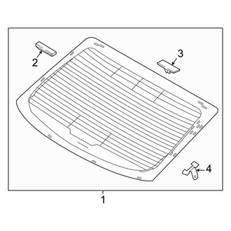 Hyundai OE - Back Glass