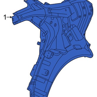 Hyundai OE - Rear Right Outer Quarter Panel