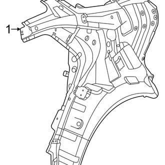 Hyundai OE - Quarter Panel - Inner Structure