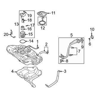 Hyundai OE - Fuel System Components