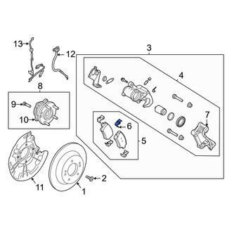 Hyundai OE - Front Disc Brake Pad Set
