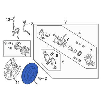 Hyundai OE - Rear Disc Brake Rotor